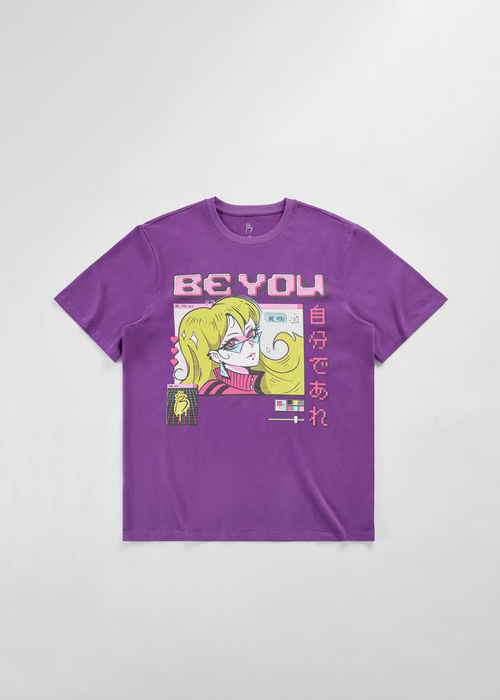 Brianna's Window Tee - Purple