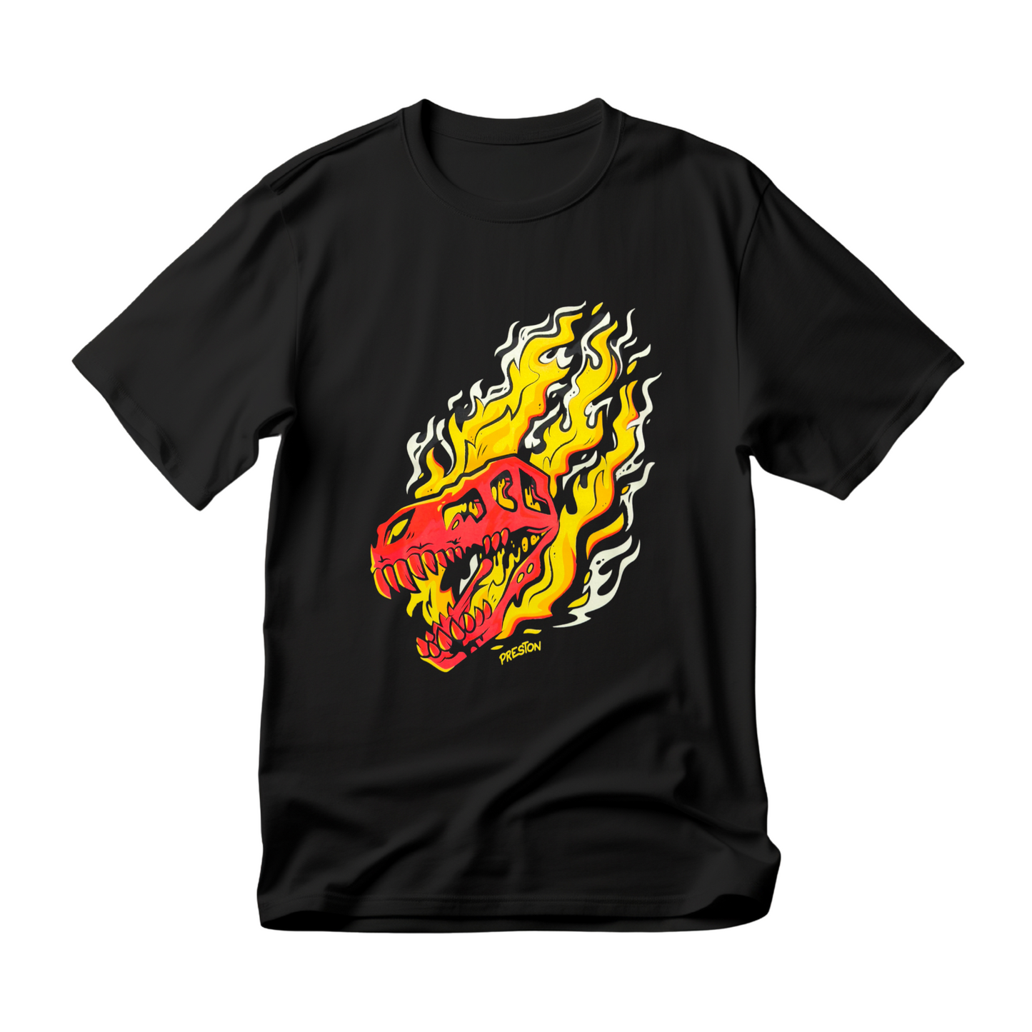 Dino Flame Glow in the Dark Tee