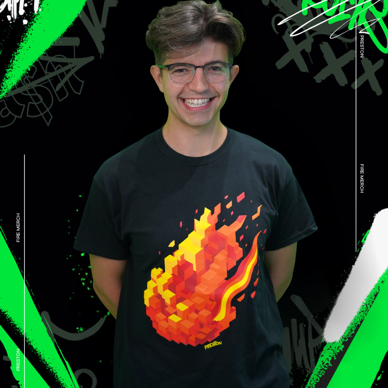 Lava Block T-Shirt NEW