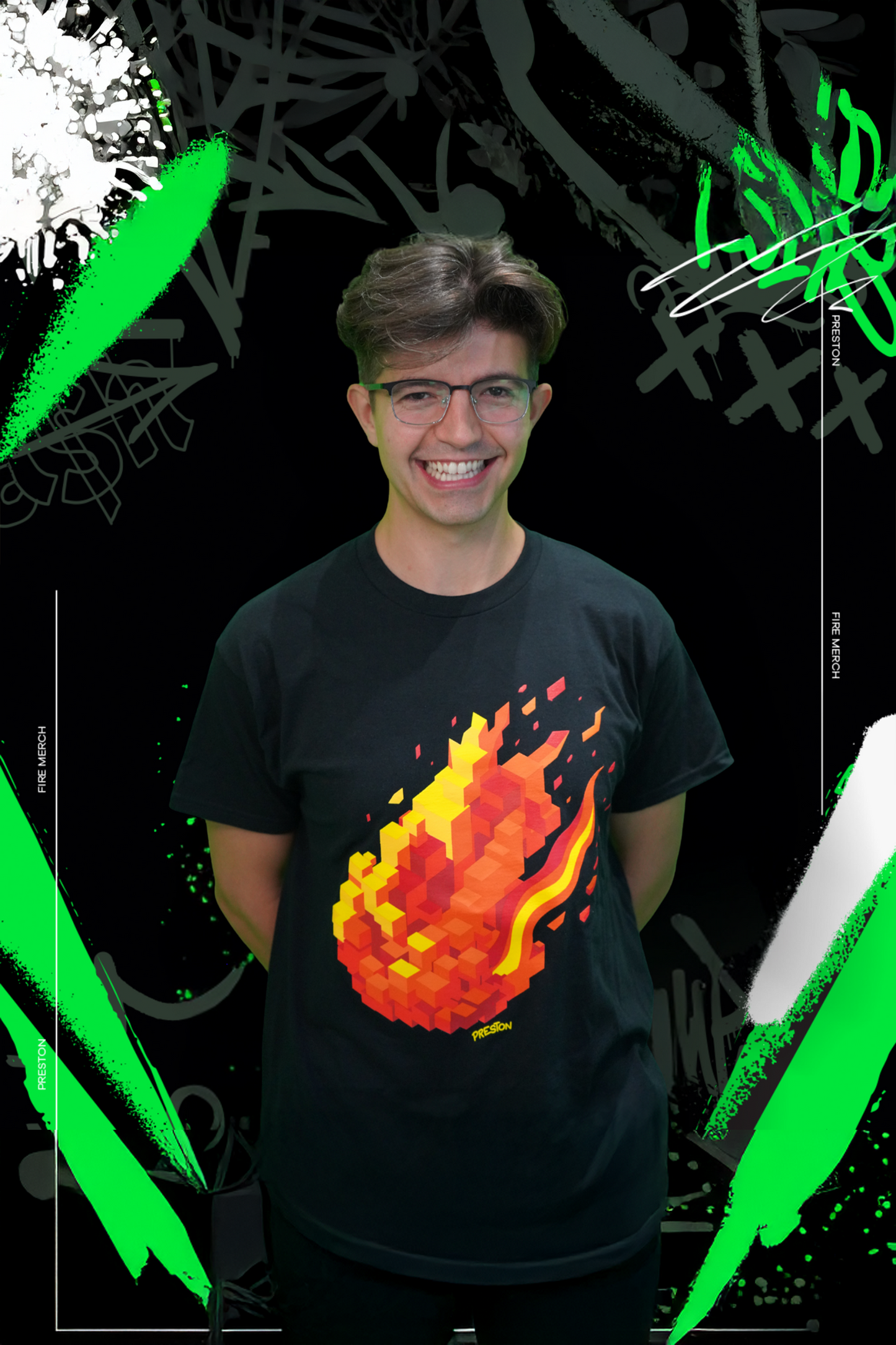 Lava Block T-Shirt NEW