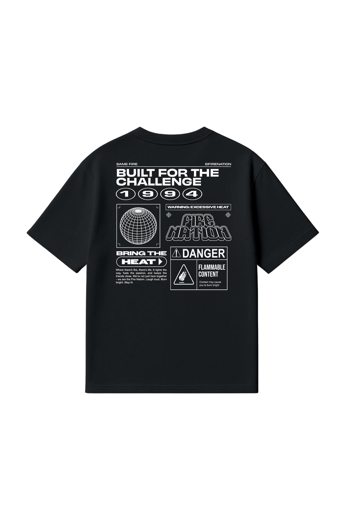 Thermal Map Tee - Black