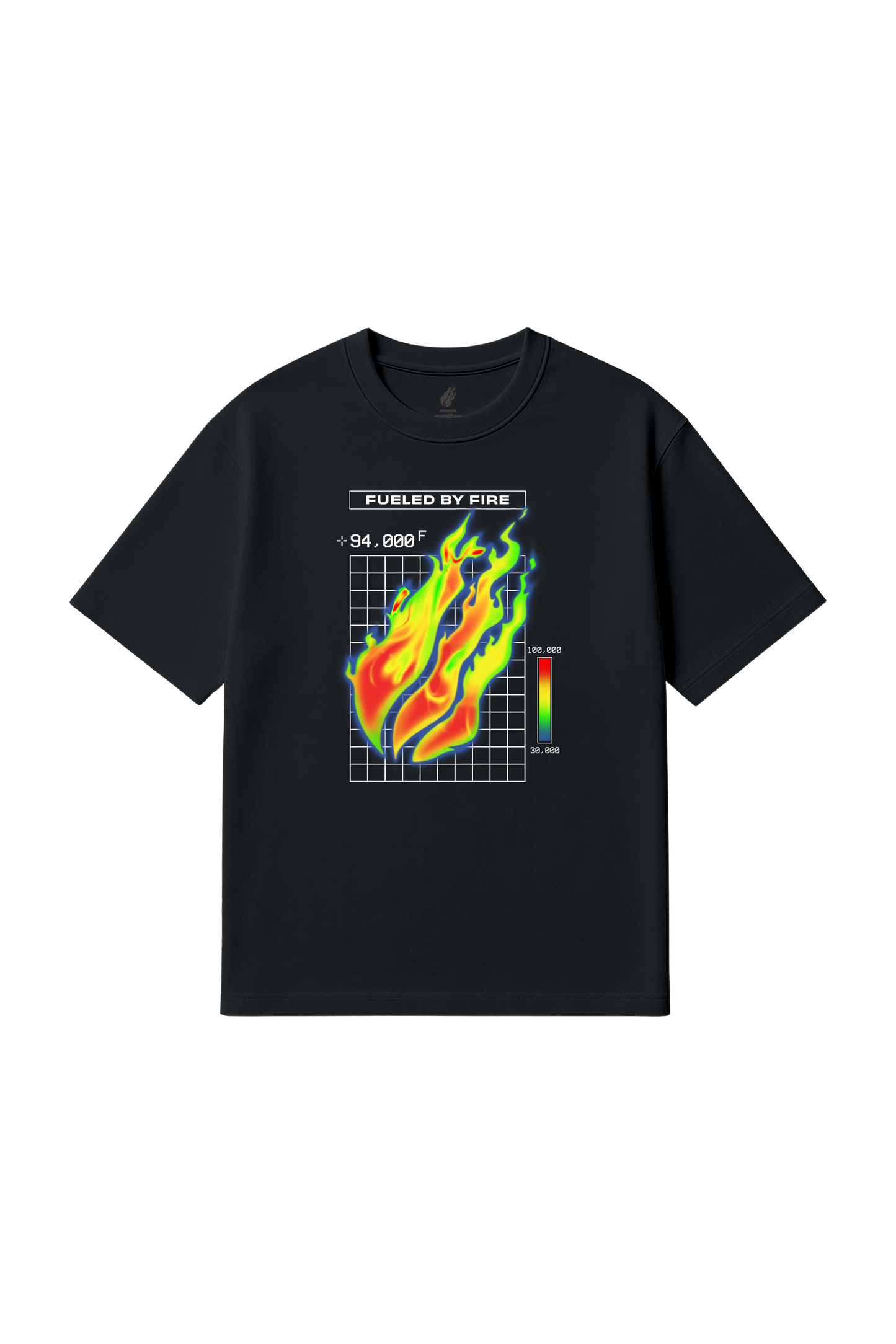 Thermal Map Tee - Black
